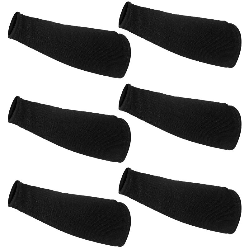 Sintege 3 Pairs Arm Protectors for Thin Skin and Bruising Cut Resistant Forearm Sleeve Level 5 Arm Burn Protection Sleeve (Black 9.8 Inch) - Image 1
